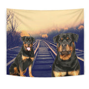 Amazing Rottweiler Dog Print Tapestry-Free Shipping - Deruj.com