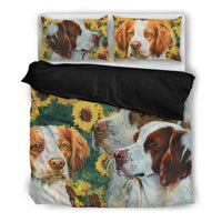 Lovely Brittany Dog Print Bedding Set- Free Shipping - Deruj.com