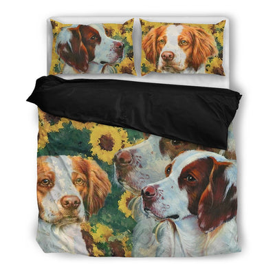 Lovely Brittany Dog Print Bedding Set- Free Shipping - Deruj.com