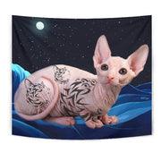 Cute Sphynx cat Print Tapestry-Free Shipping - Deruj.com