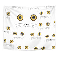 Cute Cat Face Print Tapestry-Free Shipping - Deruj.com