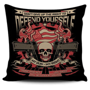Don't Give Up The Right To Defend Yourself-Pillow Cover-Free Shipping - Deruj.com