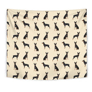 German Pinscher Dog Pattern Print Tapestry-Free Shipping - Deruj.com