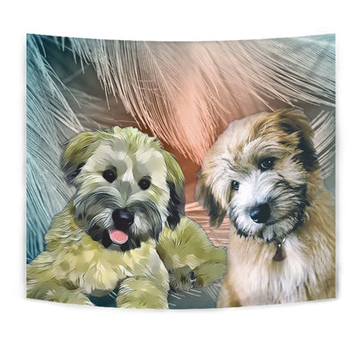 Soft-Coated Wheaten Terrier Print Tapestry-Free Shipping - Deruj.com