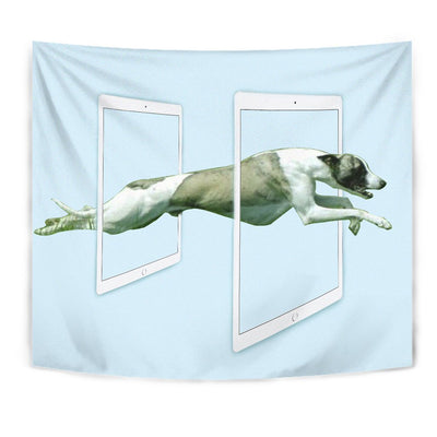 Whippet Dog Print Tapestry-Free Shipping - Deruj.com