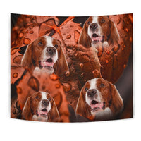Cute Irish Red and White Setter Print Tapestry-Free Shipping - Deruj.com