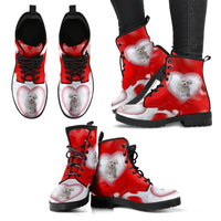 Valentine's Day Special-Maltese Dog Print Boots For Women-Free Shipping - Deruj.com