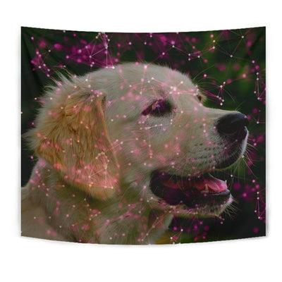 Lovely Golden Retriever Dog Print Tapestry-Free Shipping - Deruj.com