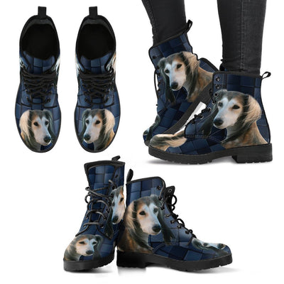 Valentine's Day Special-Saluki Dog Print Boots For Women-Free Shipping - Deruj.com