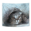 Lovely Cat Art Print Tapestry-Free Shipping - Deruj.com