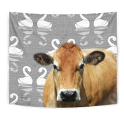 Parthenaise Cattle (Cow) Print Tapestry-Free Shipping - Deruj.com