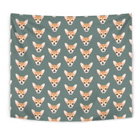 Lovely Chihuahua Dog Pattern Print Tapestry-Free Shipping - Deruj.com