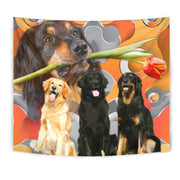 Cute Hovawart Dogs Print Tapestry-Free Shipping - Deruj.com