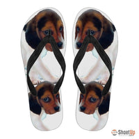 Beagle Puppy Flip Flops For Men-Free Shipping Limited Edition - Deruj.com