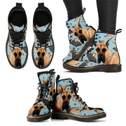 Great Dane Print Boots For Women-Express Shipping - Deruj.com