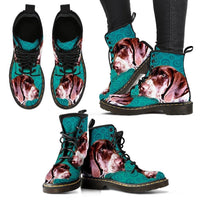 Pointer (German Shorthaired) Print Boots For Women-Express Shipping - Deruj.com