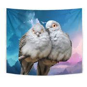 Lovely Diamond Dove Bird Print Tapestry-Free Shipping - Deruj.com