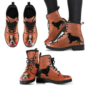 Valentine's Day Special Cavalier King Charles Spaniel Print Boots For Women-Free Shipping - Deruj.com