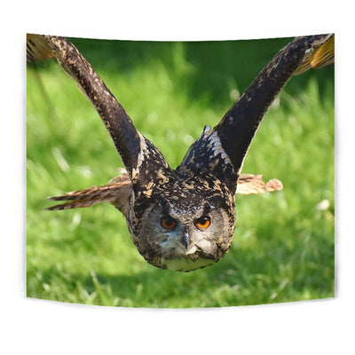 Flying Owl Bird Print Tapestry-Free Shipping - Deruj.com