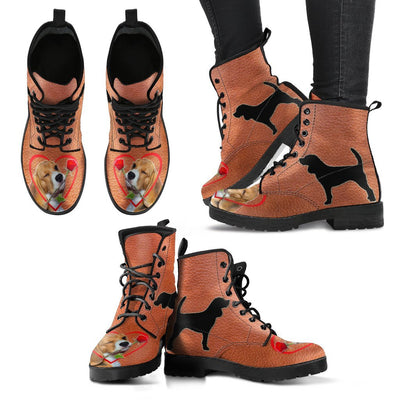 Valentine's Day Special Beagle Print Boots For Women-Free Shipping - Deruj.com