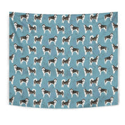 Alaskan Malamute Dog Pattern Print Tapestry-Free Shipping - Deruj.com