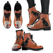 Valentine's Day Special Labrador Retriever Print Boots For Women-Free Shipping - Deruj.com