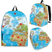 Limited Edition World Map Print Backpack-Free Shipping - Deruj.com