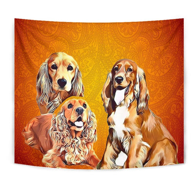 Cocker Spaniel Print Tapestry-Free Shipping - Deruj.com