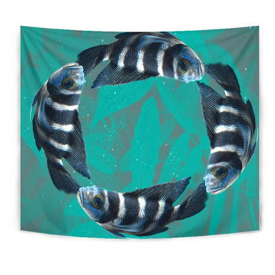 African Cichlid Fish Print Tapestry-Free Shipping - Deruj.com