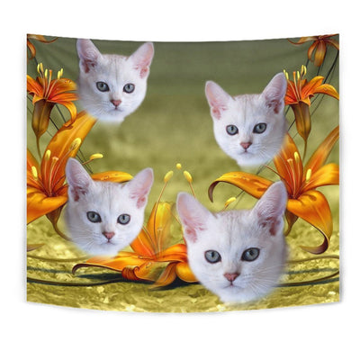 Cute Burmilla Cat Print Tapestry-Free Shipping - Deruj.com