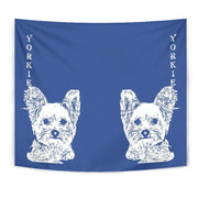Yorkshire Terrier (Yorkie) Dog Print Tapestry-Free Shipping - Deruj.com