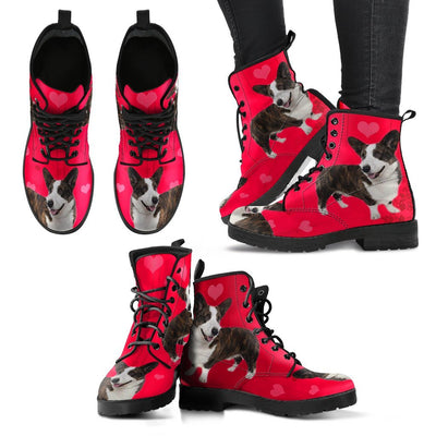 Valentine's Day Special-Cardigan Welsh Corgi Print Boots For Women-Free Shipping - Deruj.com