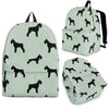 Miniature Schnauzer Dog Print Backpack-Express Shipping - Deruj.com