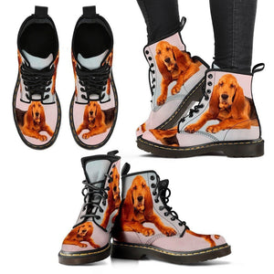 Bloodhound Print Boots For Women-Express Shipping - Deruj.com