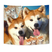 Lovely Akita Dog Print Tapestry-Free Shipping - Deruj.com