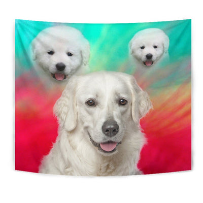 Kuvasz Dog Print Tapestry-Free Shipping - Deruj.com