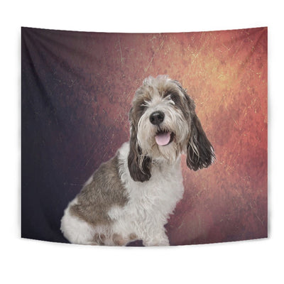 Cute Petit Basset Griffon Vendeen Print Tapestry-Free Shipping - Deruj.com