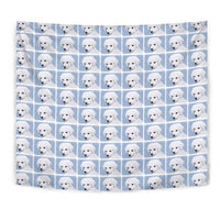 Kuvasz Dog Pattern Print Tapestry-Free Shipping - Deruj.com