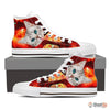 Cat Eat Pizza Women's Canvas Shoes-3D Print-Free Shipping - Deruj.com