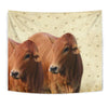 Boran cattle (Cow) Print Tapestry-Free Shipping - Deruj.com