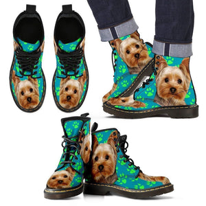 Yorkshire Print Boots For Men-Limited Edition-Express Shipping - Deruj.com