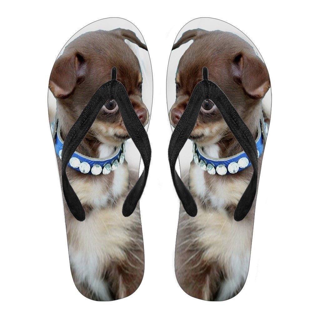Chihuahua Puppy Flip Flops For Men-Free Shipping Limited Edition - Deruj.com