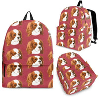 Cavalier King Charles Spaniel Dog Print Backpack-Express Shipping - Deruj.com