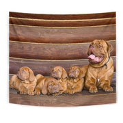 Cute Bordeaux Mastiff Print Tapestry-Free Shipping - Deruj.com