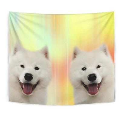 Cute Samoyed dog Print Tapestry-Free Shipping - Deruj.com