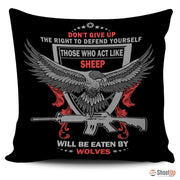 Right to Defend - Pillow Cover (Free Shipping) - Deruj.com
