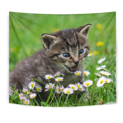 Cute American Shorthair Cat Print Tapestry-Free Shipping - Deruj.com