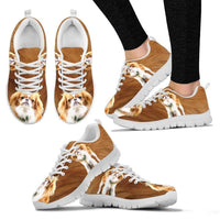 Customized Dog Print-Running Shoes For Women-Express Shipping-Designed By Mary Wagman - Deruj.com