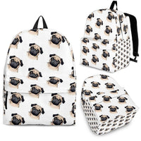 Pug Floral Print BackPack - Free Shipping - Deruj.com