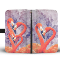Lovely Flamingo Bird Print Wallet Case-Free Shipping - Deruj.com